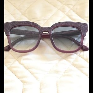 Jimmy Choo Sunglasses MAYELA S Violet Glitter